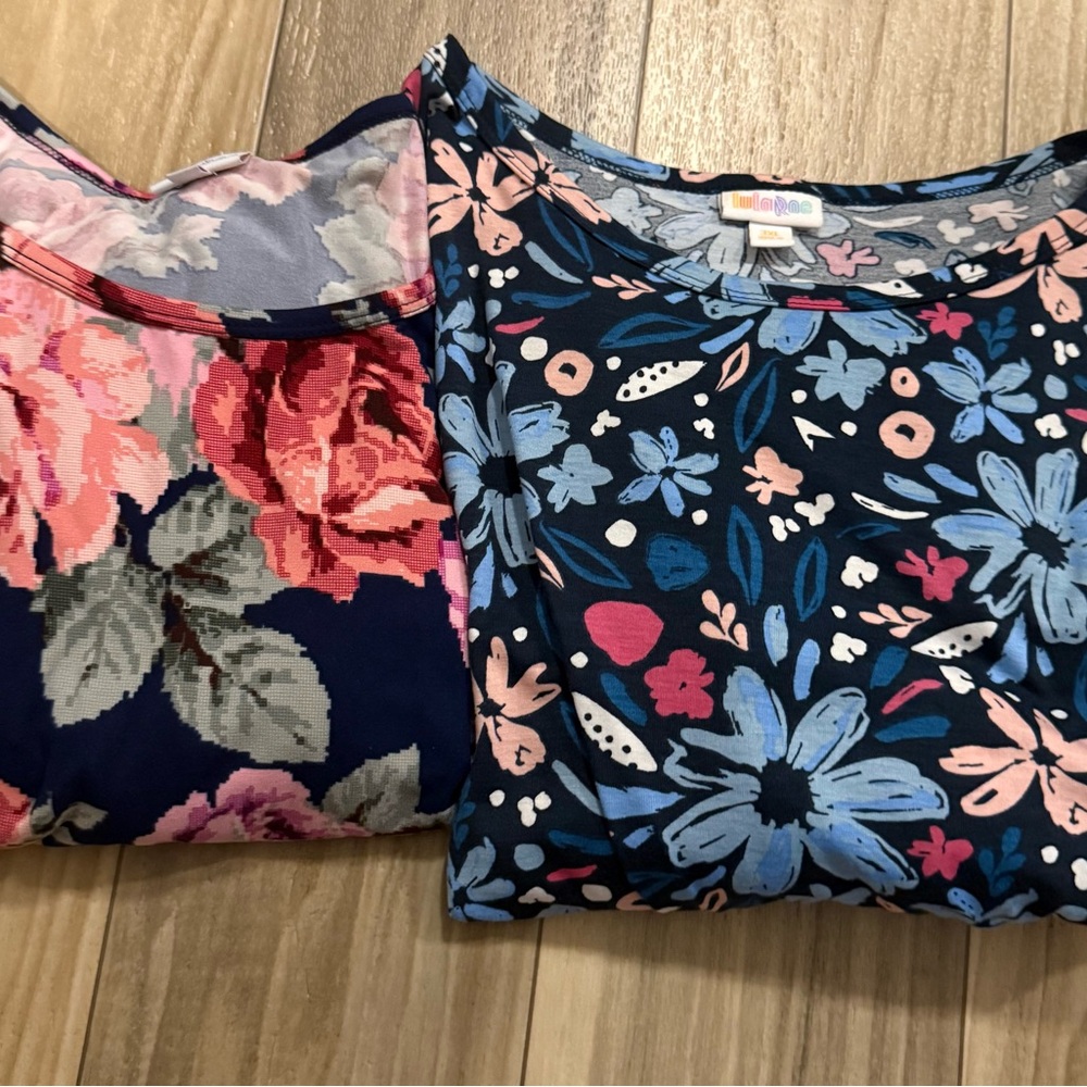 Floral Print Julia dresses in Blue and Pink